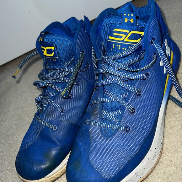 Under Armour Curry 3zero Team Royal Blue Basketball Shoes - Mens size 9.5 - Picture 3 of 8